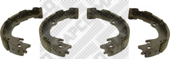 Mapco 8583 - Brake Shoe Set, parking brake www.autospares.lv