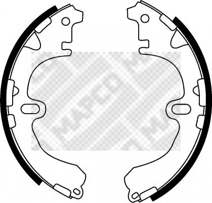 Mapco 8571 - Brake Shoe Set www.autospares.lv