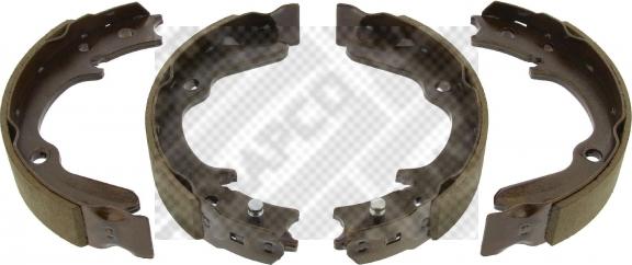 Mapco 8578 - Brake Shoe Set, parking brake www.autospares.lv