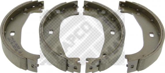 Mapco 8866 - Brake Shoe Set, parking brake www.autospares.lv