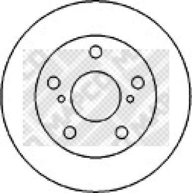 Mapco 25554 - Bremžu diski autospares.lv