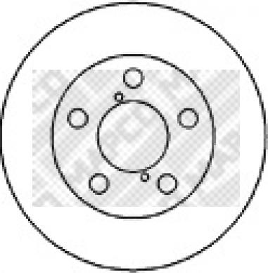 Mapco 25580 - Brake Disc www.autospares.lv