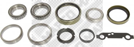 Mapco 26898 - Wheel hub, bearing Kit www.autospares.lv