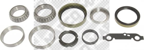 Mapco 26898 - Wheel hub, bearing Kit www.autospares.lv