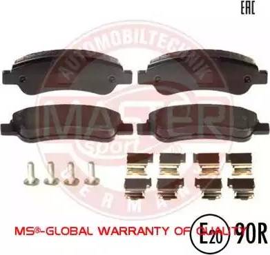 MASTER-SPORT GERMANY 13046048122-SET-MS - Brake Pad Set, disc brake www.autospares.lv