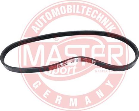 MASTER-SPORT GERMANY 4PK778-PCS-MS - Ķīļrievu siksna www.autospares.lv