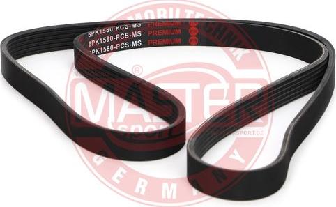 MASTER-SPORT GERMANY 6PK1580-PCS-MS - Ķīļrievu siksna www.autospares.lv