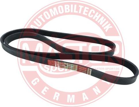 MASTER-SPORT GERMANY 6PK1610-PCS-MS - Поликлиновой ремень www.autospares.lv