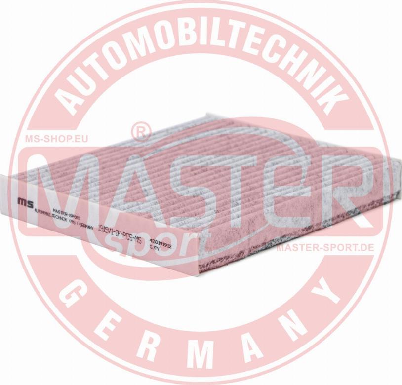 MASTER-SPORT GERMANY 1919/1-IF-PCS-MS - Filtrs, Salona telpas gaiss www.autospares.lv