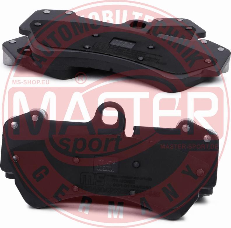 MASTER-SPORT GERMANY 13046049922N-SET-MS - Bremžu uzliku kompl., Disku bremzes www.autospares.lv