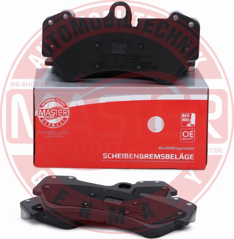 MASTER-SPORT GERMANY 13046049922N-SET-MS - Bremžu uzliku kompl., Disku bremzes www.autospares.lv