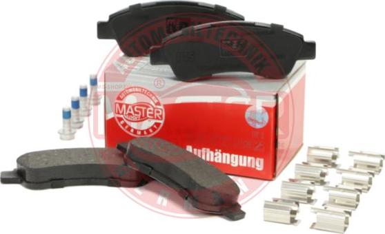 MASTER-SPORT GERMANY 13046048122N-SET-MS - Тормозные колодки, дисковые, комплект www.autospares.lv