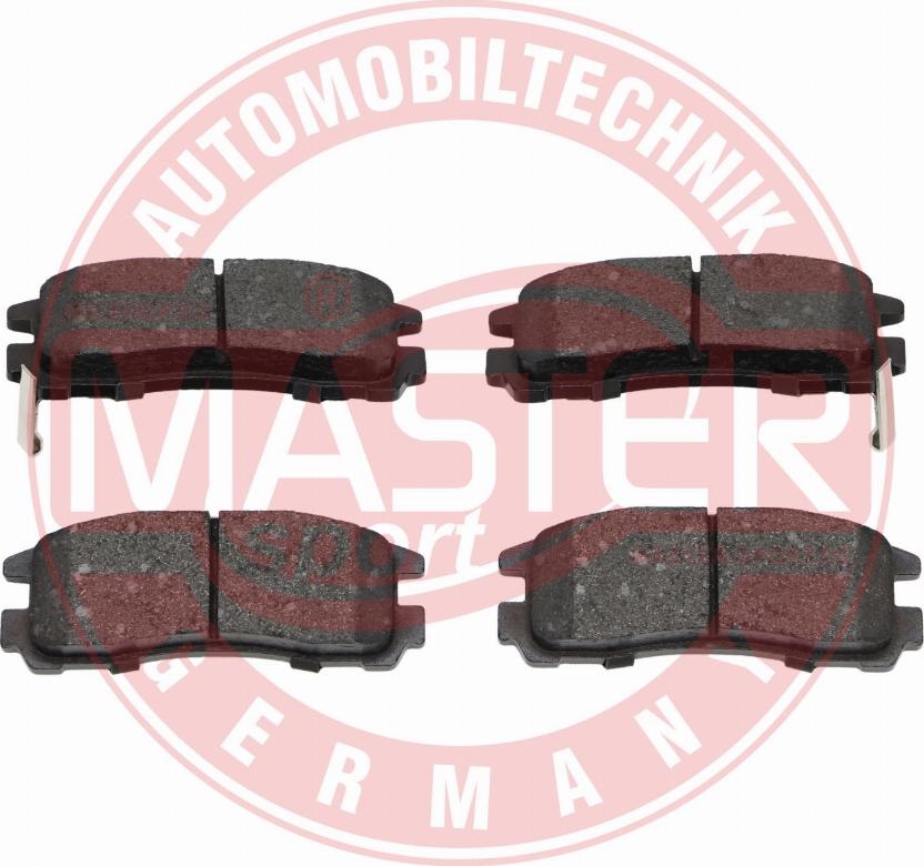 MASTER-SPORT GERMANY 13046059802N-SET-MS - Bremžu uzliku kompl., Disku bremzes www.autospares.lv