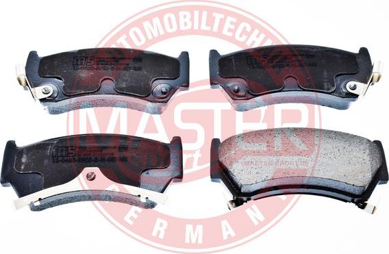 MASTER-SPORT GERMANY 13046059882N-SET-MS - Тормозные колодки, дисковые, комплект www.autospares.lv