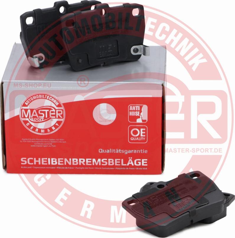 MASTER-SPORT GERMANY 13046058492N-SET-MS - Bremžu uzliku kompl., Disku bremzes www.autospares.lv