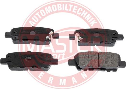 MASTER-SPORT GERMANY 13046058432N-SET-MS - Тормозные колодки, дисковые, комплект www.autospares.lv