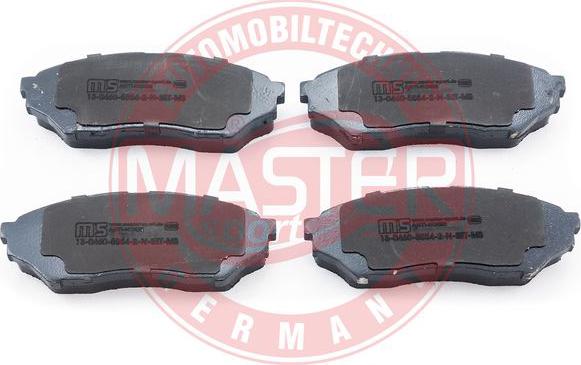 MASTER-SPORT GERMANY 13046058542N-SET-MS - Bremžu uzliku kompl., Disku bremzes autospares.lv