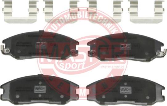 MASTER-SPORT GERMANY 13046058322N-SET-MS - Brake Pad Set, disc brake www.autospares.lv