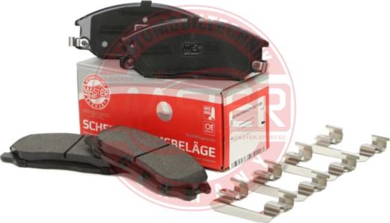 MASTER-SPORT GERMANY 13046058322N-SET-MS - Brake Pad Set, disc brake www.autospares.lv