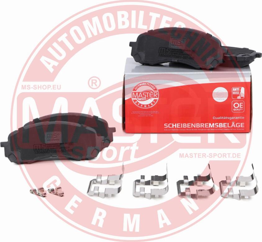 MASTER-SPORT GERMANY 13046057932N-SET-MS - Bremžu uzliku kompl., Disku bremzes autospares.lv