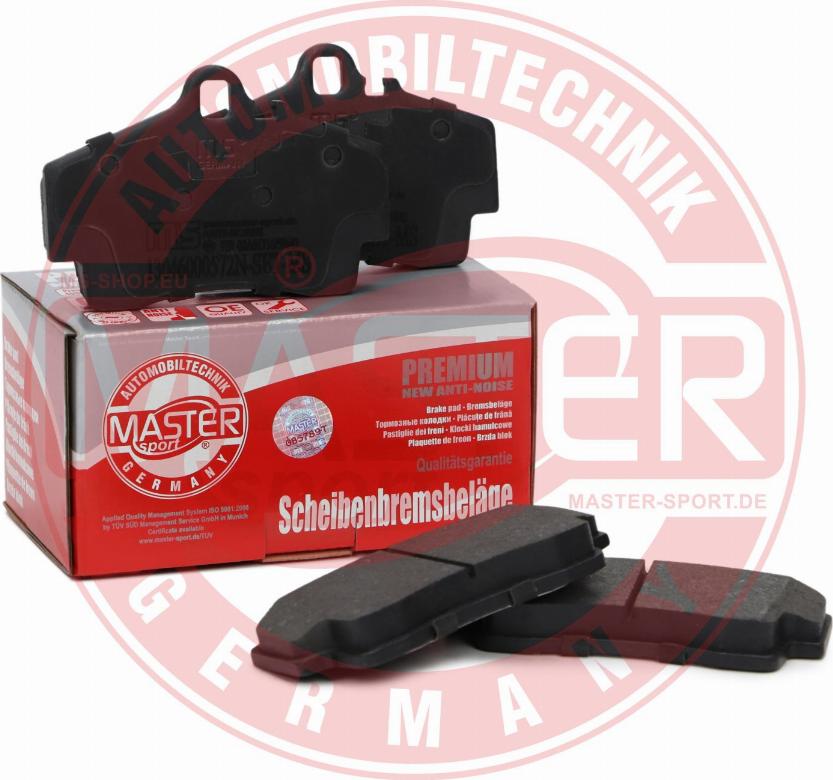 MASTER-SPORT GERMANY 13046000572N-SET-MS - Тормозные колодки, дисковые, комплект www.autospares.lv