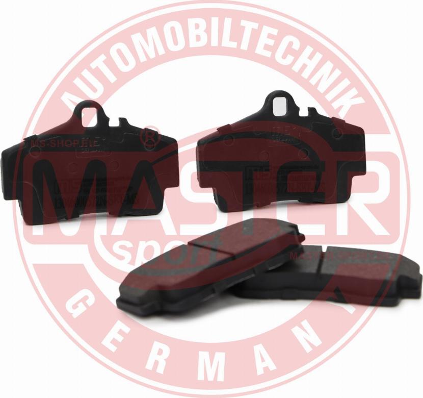 MASTER-SPORT GERMANY 13046000572N-SET-MS - Тормозные колодки, дисковые, комплект www.autospares.lv