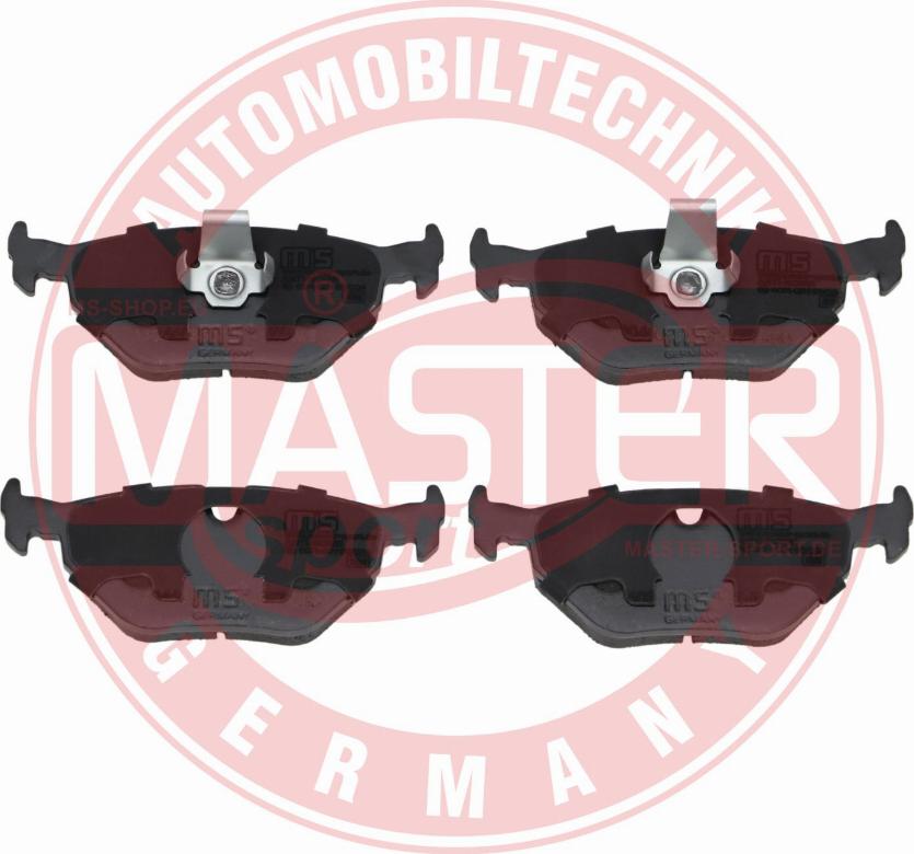 MASTER-SPORT GERMANY 13046036052N-SET-MS - Bremžu uzliku kompl., Disku bremzes www.autospares.lv