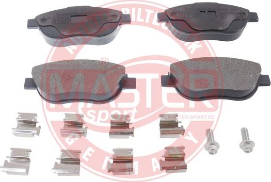 MASTER-SPORT GERMANY 13046038402N-SET-MS - Тормозные колодки, дисковые, комплект www.autospares.lv