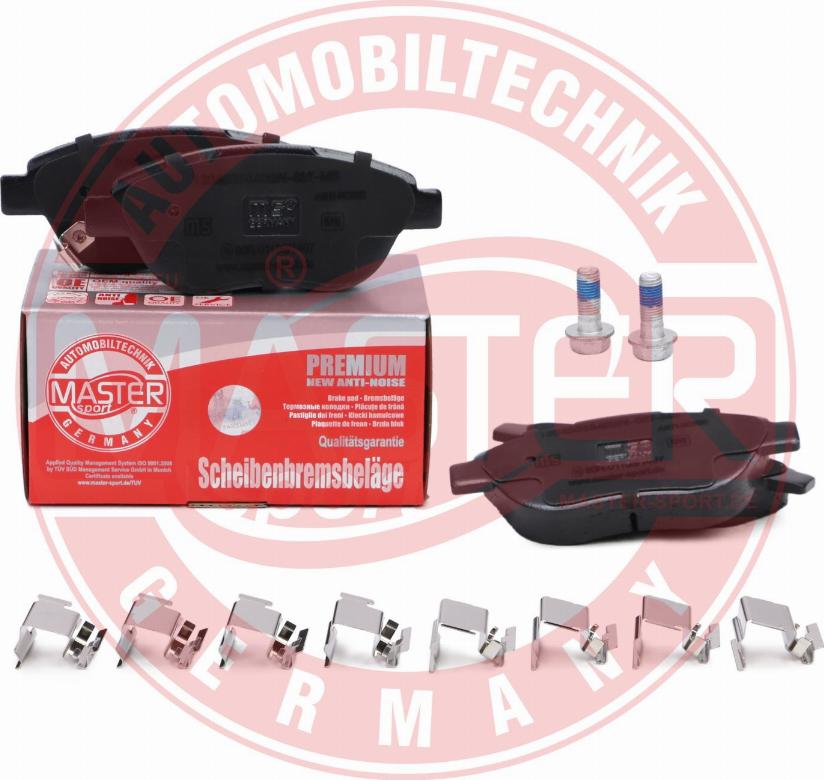 MASTER-SPORT GERMANY 13046038402N-SET-MS - Тормозные колодки, дисковые, комплект www.autospares.lv