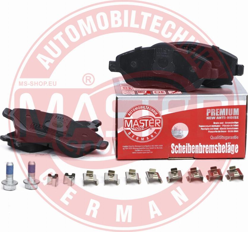 MASTER-SPORT GERMANY 13046028572N-SET-MS - Bremžu uzliku kompl., Disku bremzes autospares.lv