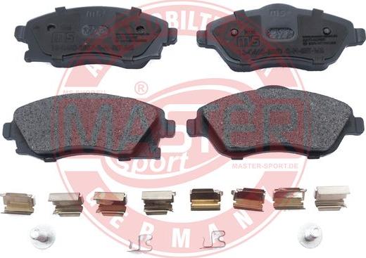 MASTER-SPORT GERMANY 13046028572N-SET-MS - Bremžu uzliku kompl., Disku bremzes www.autospares.lv