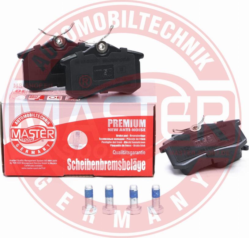 MASTER-SPORT GERMANY 13046028192N-SET-MS - Тормозные колодки, дисковые, комплект www.autospares.lv