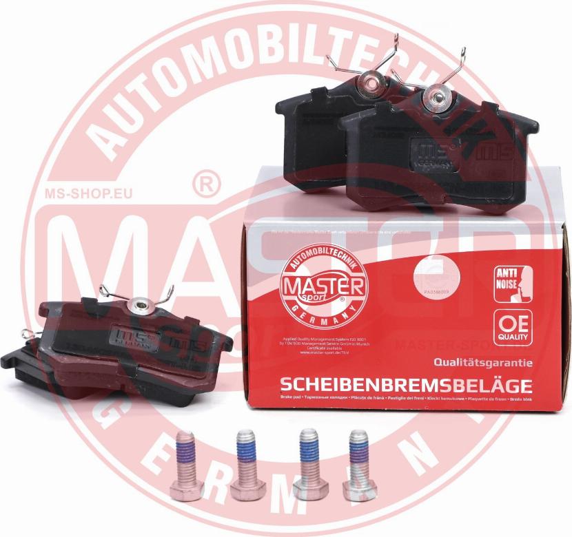 MASTER-SPORT GERMANY 13046028862N-SET-MS - Тормозные колодки, дисковые, комплект www.autospares.lv