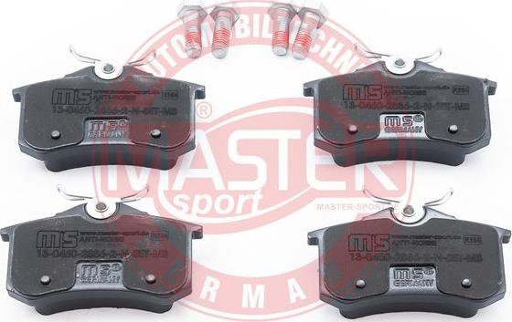 MASTER-SPORT GERMANY 13046028862N-SET-MS - Тормозные колодки, дисковые, комплект www.autospares.lv