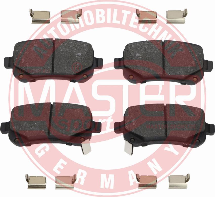 MASTER-SPORT GERMANY 13046027712N-SET-MS - Bremžu uzliku kompl., Disku bremzes www.autospares.lv