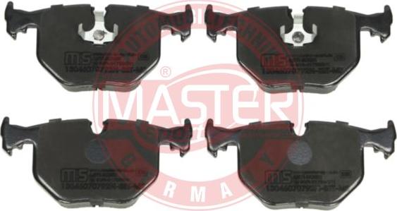 MASTER-SPORT GERMANY 13046070792N-SET-MS - Bremžu uzliku kompl., Disku bremzes www.autospares.lv