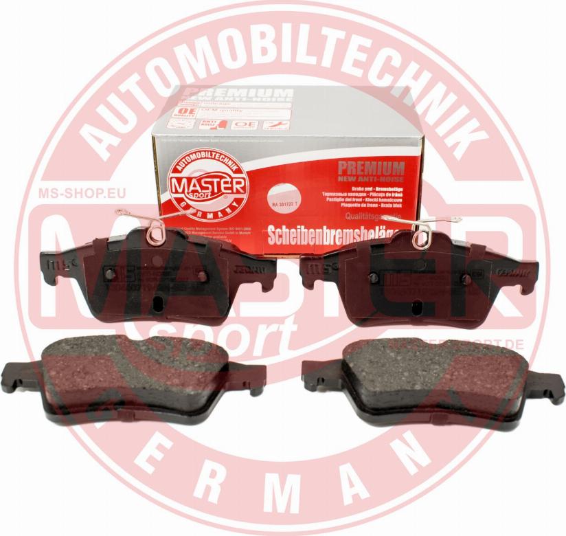 MASTER-SPORT GERMANY 13046071942N-SET-MS - Bremžu uzliku kompl., Disku bremzes www.autospares.lv