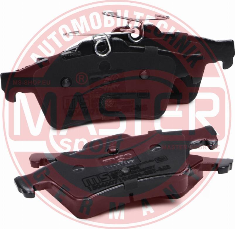 MASTER-SPORT GERMANY 13046071942N-SET-MS - Тормозные колодки, дисковые, комплект www.autospares.lv