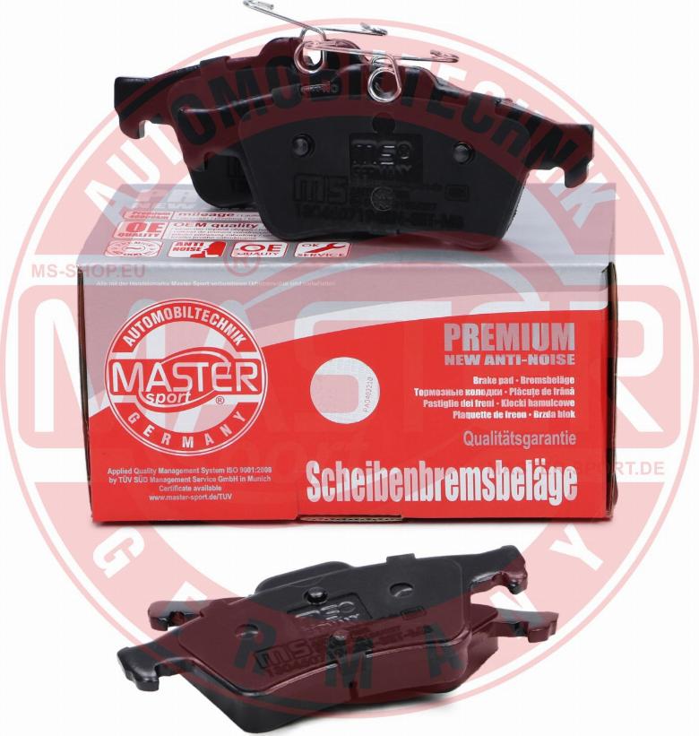 MASTER-SPORT GERMANY 13046071942N-SET-MS - Тормозные колодки, дисковые, комплект www.autospares.lv