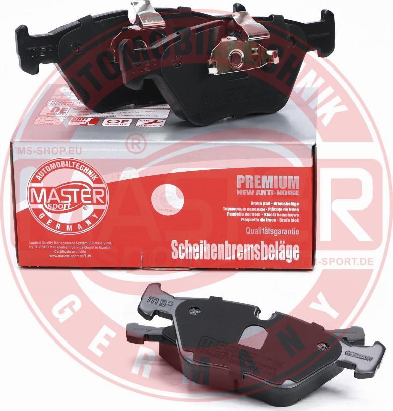 MASTER-SPORT GERMANY 13046071552N-SET-MS - Тормозные колодки, дисковые, комплект www.autospares.lv