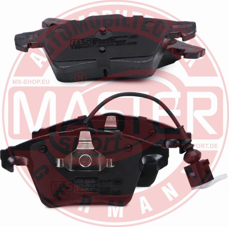 MASTER-SPORT GERMANY 13046072362N-SET-MS - Bremžu uzliku kompl., Disku bremzes www.autospares.lv