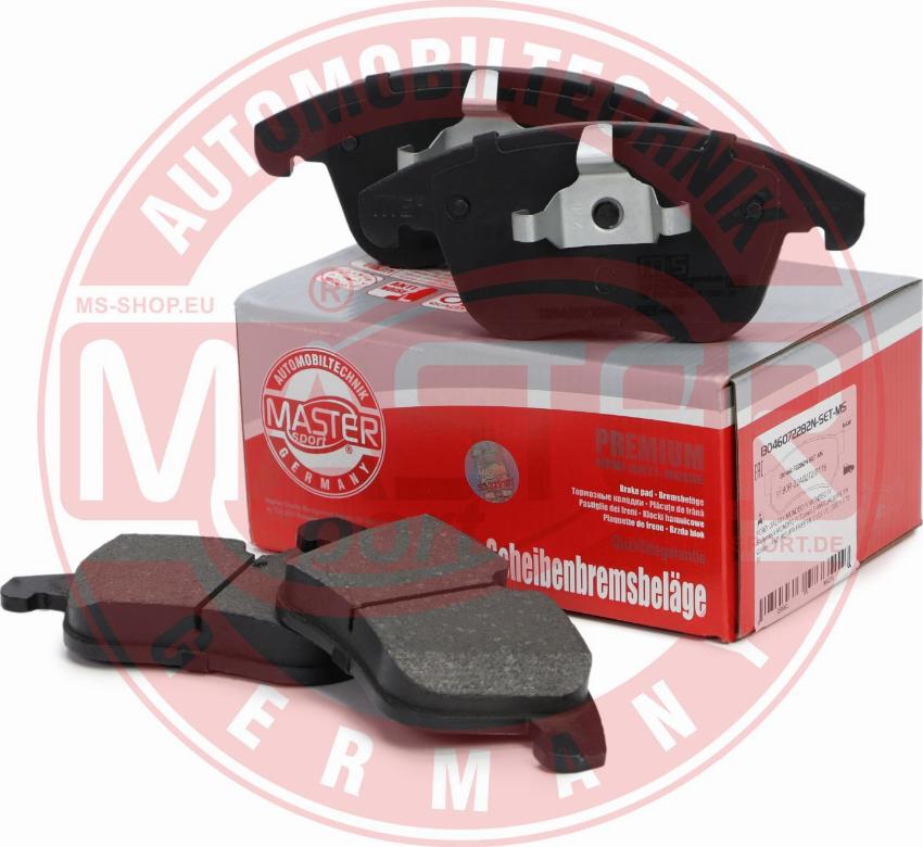 MASTER-SPORT GERMANY 13046072282N-SET-MS - Bremžu uzliku kompl., Disku bremzes www.autospares.lv