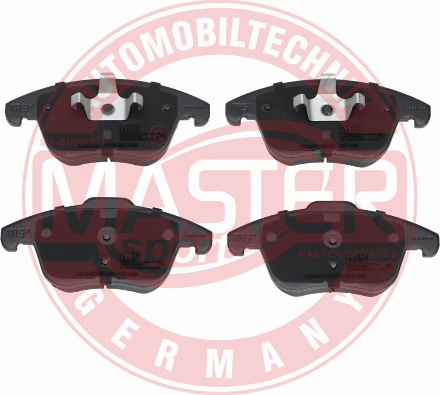 MASTER-SPORT GERMANY 13046072282N-SET-MS - Bremžu uzliku kompl., Disku bremzes www.autospares.lv