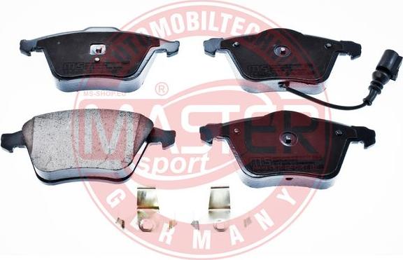 MASTER-SPORT GERMANY 13046072272N-SET-MS - Тормозные колодки, дисковые, комплект www.autospares.lv