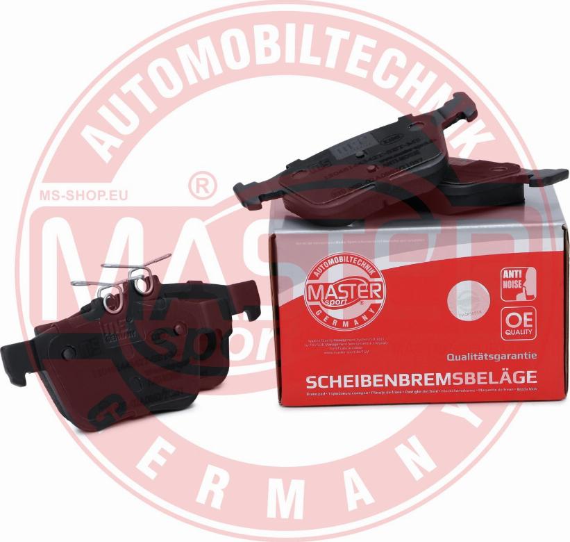 MASTER-SPORT GERMANY 13046144342T-SET-MS - Bremžu uzliku kompl., Disku bremzes www.autospares.lv