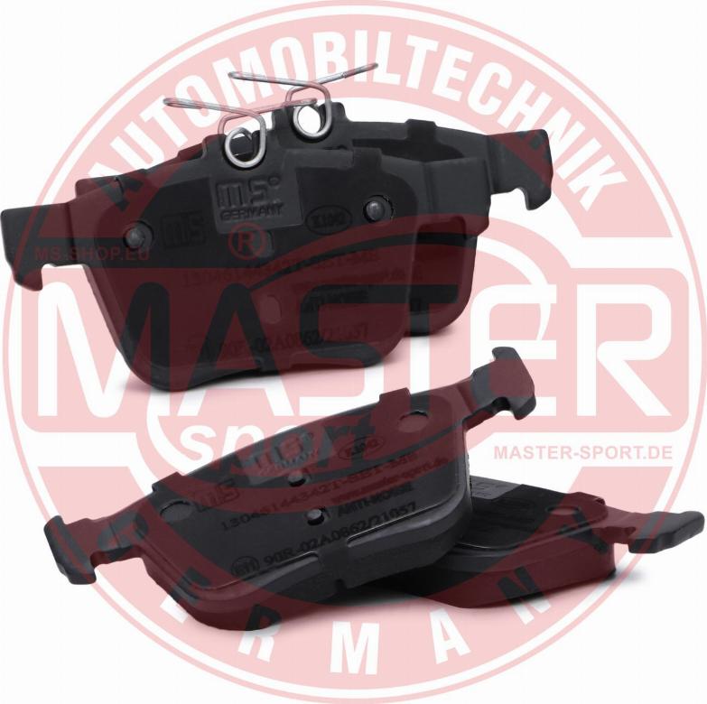 MASTER-SPORT GERMANY 13046144342T-SET-MS - Bremžu uzliku kompl., Disku bremzes www.autospares.lv