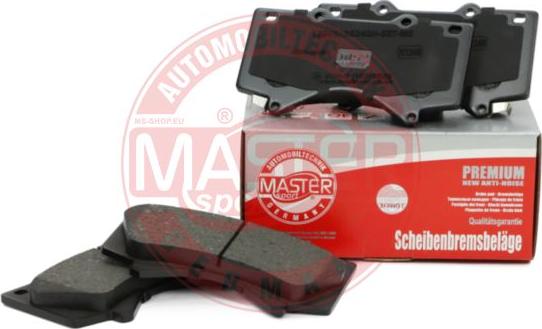 MASTER-SPORT GERMANY 13046135242N-SET-MS - Bremžu uzliku kompl., Disku bremzes www.autospares.lv