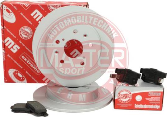 MASTER-SPORT GERMANY 200901600 - Brake Set, disc brakes www.autospares.lv