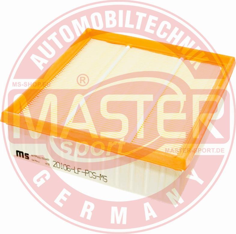 MASTER-SPORT GERMANY 20106-LF-PCS-MS - Gaisa filtrs www.autospares.lv