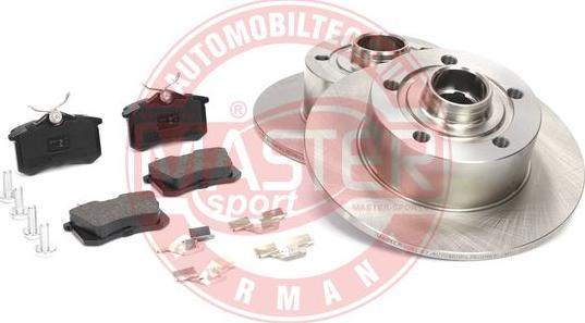 MASTER-SPORT GERMANY 201002100 - Bremžu komplekts, Disku bremzes www.autospares.lv